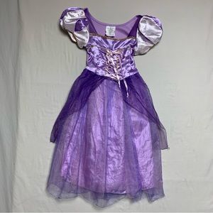 Disney Princess Rapunzel Tangled Halloween Costume Girls Small Purple Gown Dress